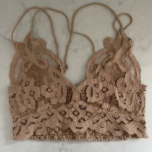 Free People Adella Bralette | Nude Size S